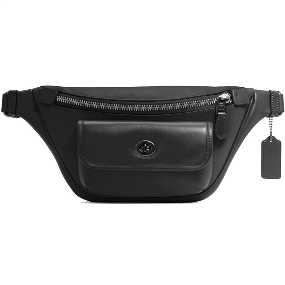 COACH Heritage Leather Belt Bag Waist Pack